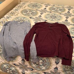 Old Navy Blue and Maroon Shirts